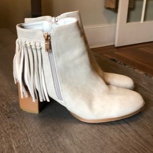 JG fringe booties, size 7.5